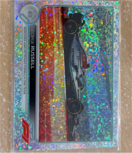 2022 Topps Chrome Formula 1 #63 George Russell — front
