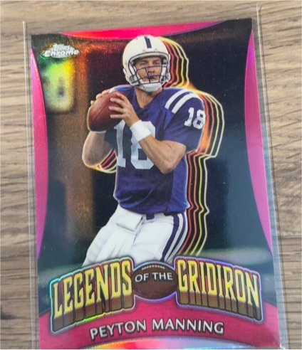 2024 Topps Chrome Legends of the Gridiron #LOG-2 Peyton Manning — front