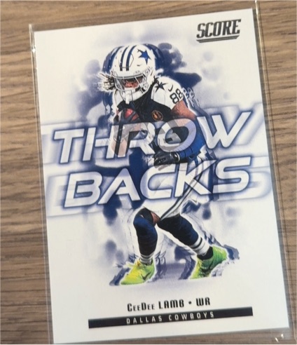 2025 Panini Score Throwbacks #25 CeeDee Lamb — front