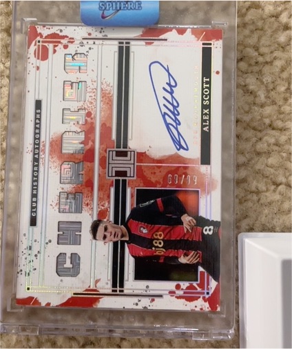 2023 Topps Club History Autographs #CH-03 Alex Scott — front