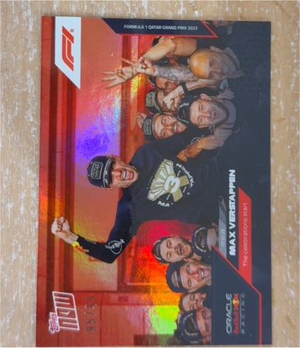 2023 Topps Now Formula 1 #55 Max Verstappen — front