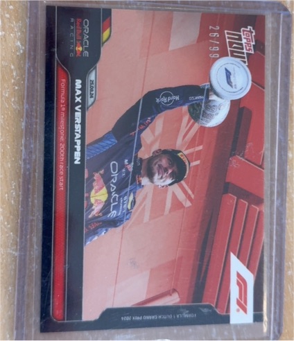 2024 Topps Now Formula 1 Red #26 Max Verstappen — front