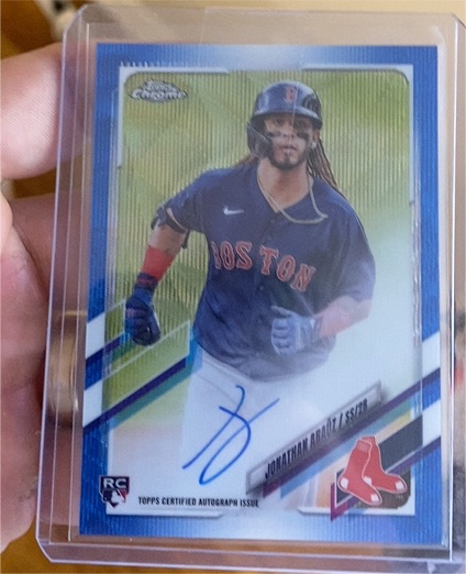 2021 Topps Chrome #RA-JAR Jonathan Arauz — front