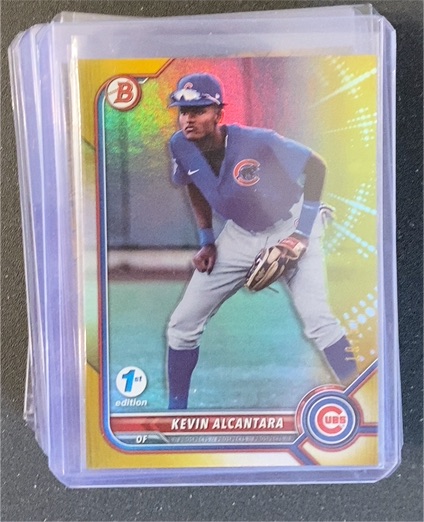 2022 Bowman 1st Edition #BPPF-31 Kevin Alcantara — front