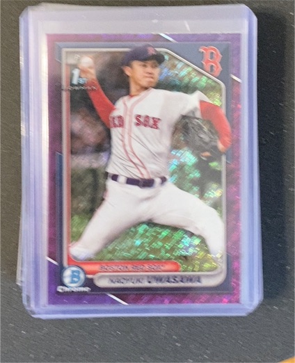 2024 Bowman Chrome #BCP-171 Naoyuki Uwasawa — front