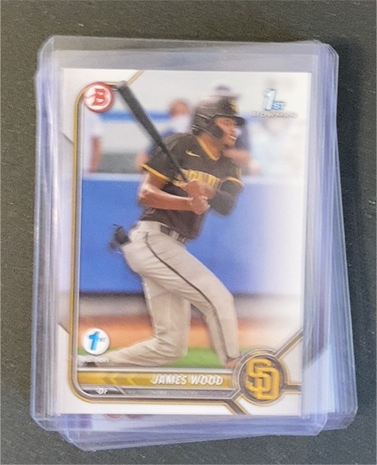 2022 Bowman 1st Edition #BP-108 James Wood — front