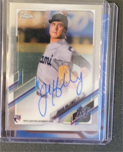 2021 Topps Chrome #RA-JHO Jordan Holloway Rookie Autographs — front