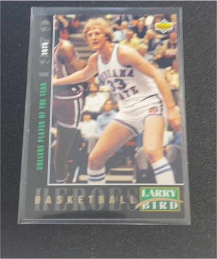 1992-93 Upper Deck Basketball Heroes #19 Larry Bird — front