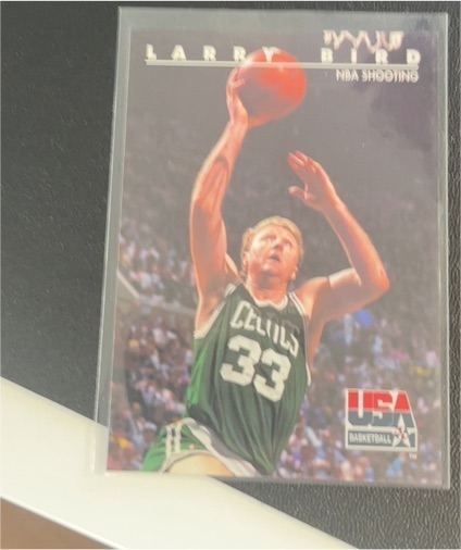 1992 Skybox USA #17 Larry Bird — front