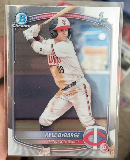 2025 Bowman Chrome #BCP-139 Kyle DeBarge — front