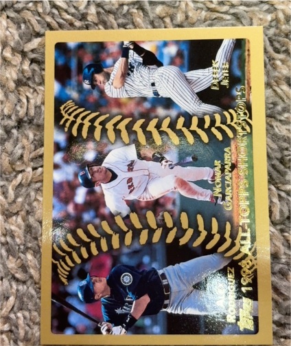 1999 Topps #452 Alex Rodriguez / Nomar Garciaparra / Derek Jeter — front