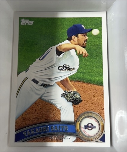 2011 Topps Update #US216 Takashi Saito — front