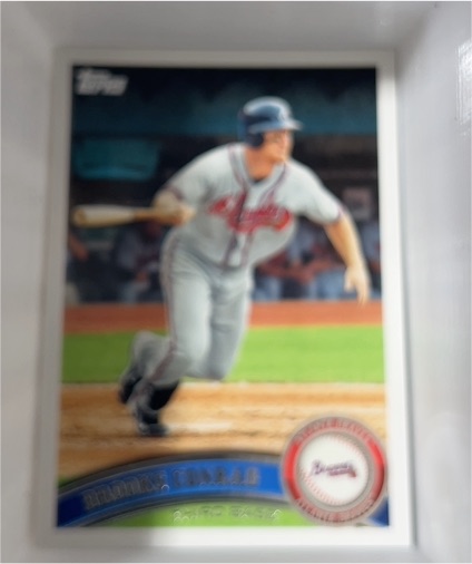 2011 Topps Chrome #26 Dan Uggla — front