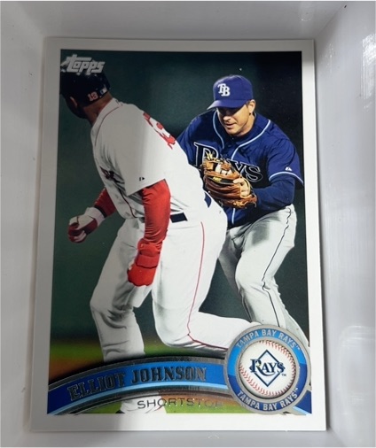 2011 Topps Update #US217 Elliot Johnson — front