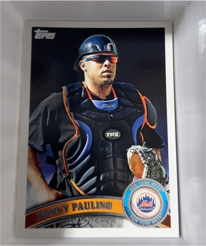2011 Topps Update #US182 Ronny Paulino — front