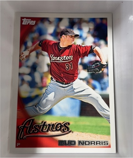2010 Topps #546 Bud Norris Houston Astros — front