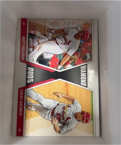 2011 Topps Update Diamond Duos #DD12 Matt Holliday / Colby Rasmus — front