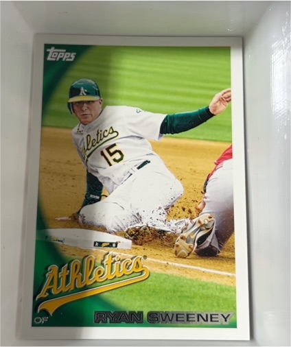 2010 Topps #449 Ryan Sweeney Oakland Athletics — front