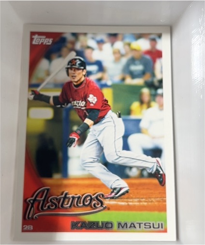 2010 Topps #430 Kazuo Matsui — front
