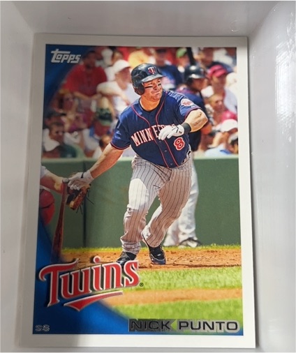 2010 Topps #407 Nick Punto Minnesota Twins — front