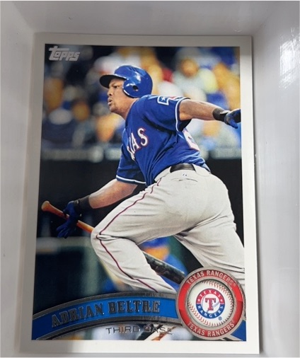 2011 Topps Update #US150 Adrian Beltre — front