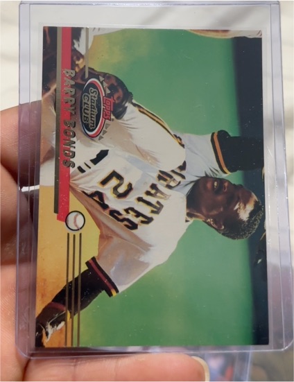 1993 Topps Stadium Club #51b Barry Bonds — front