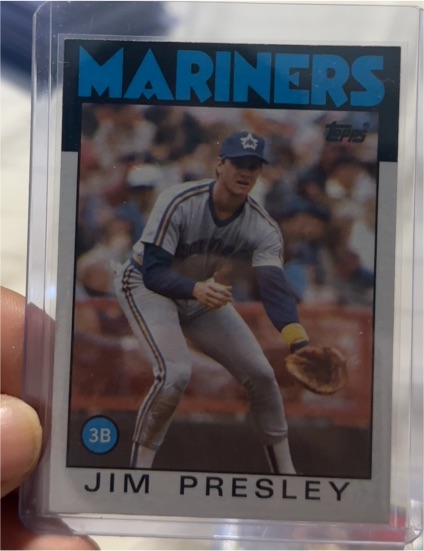 1986 Topps #440 Jim Presley — front