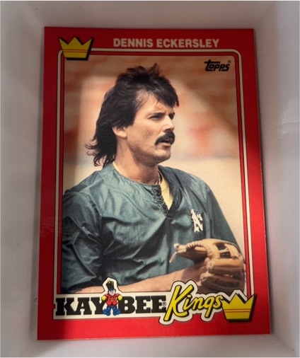 1990 Topps Kay-Bee Kings of Baseball #9 Dennis Eckersley — front