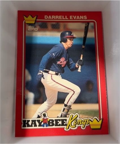 1990 Topps Kay-Bee Kings #10 Darrell Evans — front