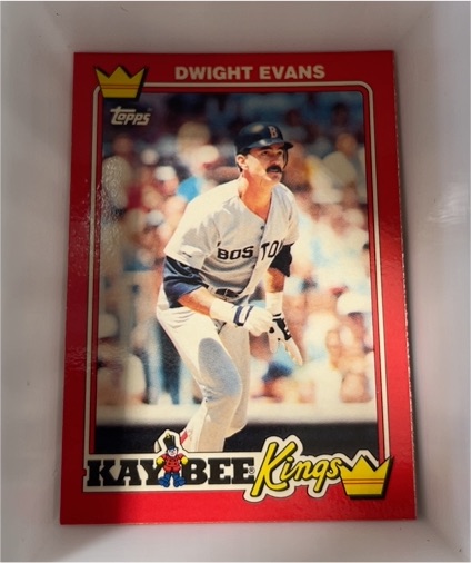 1990 Topps Kay-Bee Kings Dwight Evans — front