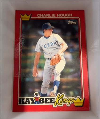 1990 Topps Kaybee Kings #unknown Charlie Hough — front