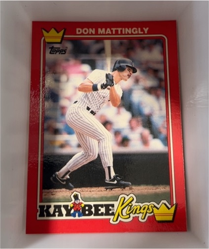 1990 Topps Kaybee Kings #18 Don Mattingly — front