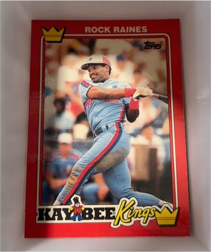 1990 Topps Kay-Bee Kings #24 Rock Raines — front