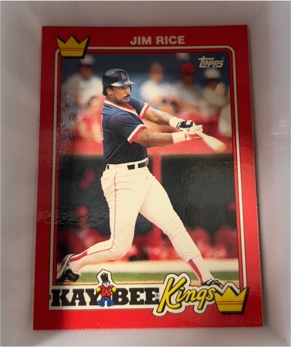1990 Topps Kaybee Kings #27 Jim Rice — front