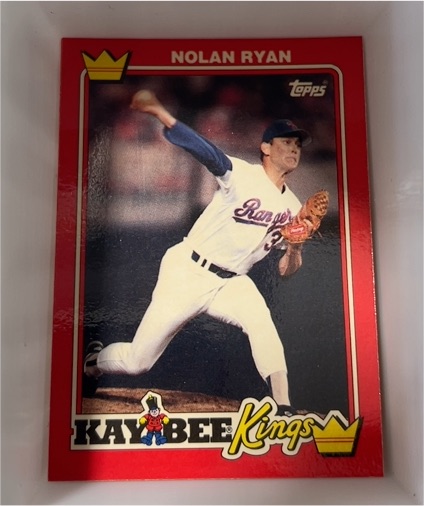 1990 Topps Kay-Bee Kings #28 Nolan Ryan — front