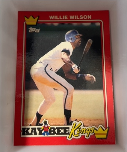 1990 Topps Kay-Bee Kings #31 Willie Wilson — front