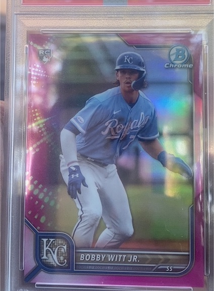 2022 Bowman Chrome #77 Bobby Witt Jr. — front