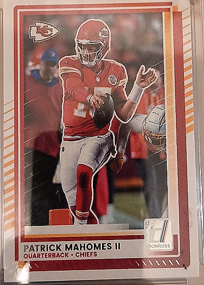 2025 Donruss #1 Patrick Mahomes II — front