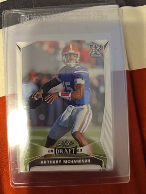 2023 Leaf Draft #40 Anthony Richardson — front