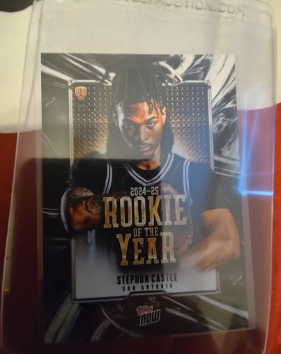 2024-25 Topps Now #14 Stephon Castle Rookie of the Year — front