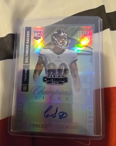 2014 Panini Contenders Championship Ticket #80 Crockett Gillmore — front