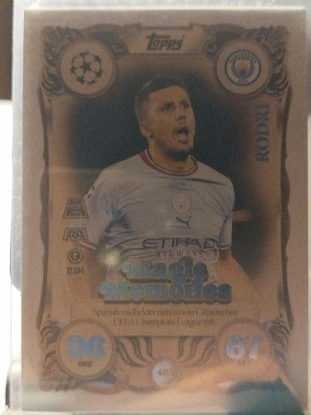 2025-26 Topps Match Attax Champions League #428 Rodri Magic Memories — front