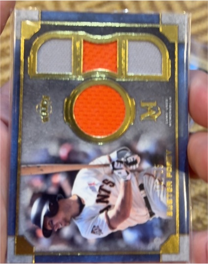 2019 Topps Museum Primary Pieces Quad Patch Relics #SPQR-WM Whit Merrifield — front