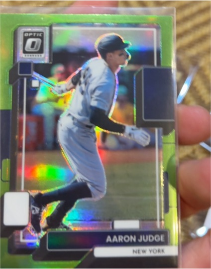 2022 Donruss Optic #156 Aaron Judge — front