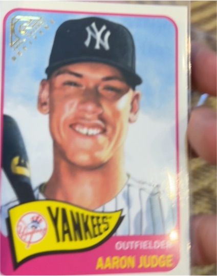 1965 Topps #22 Aaron Judge — front