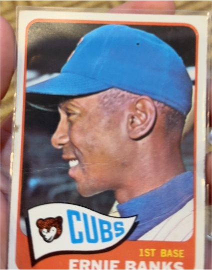 1965 Topps #510 Ernie Banks — front