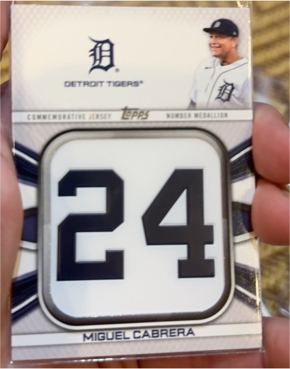 2022 Topps Series 1 #JNM-MC Miguel Cabrera — front