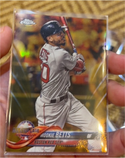 2018 Topps Chrome Update #HMT68 Mookie Betts — front