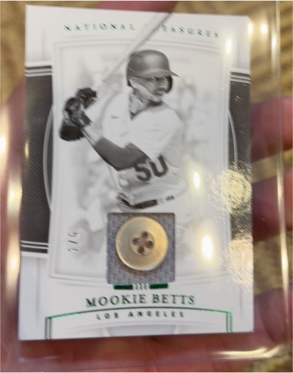 2020 Panini National Treasures #2/5 Mookie Betts — front