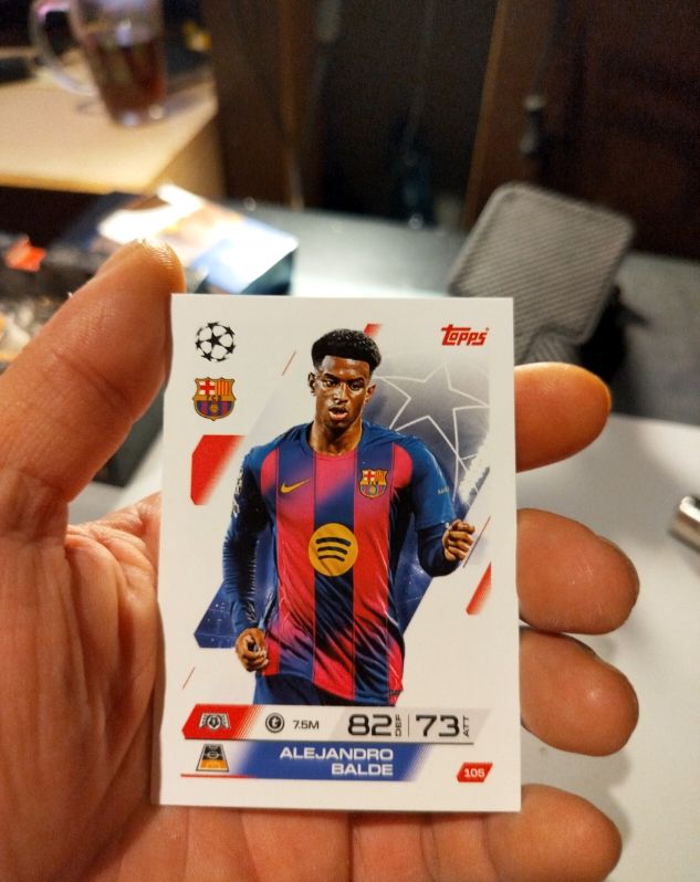 2024 Topps UEFA Champions League #105 Alejandro Balde — front
